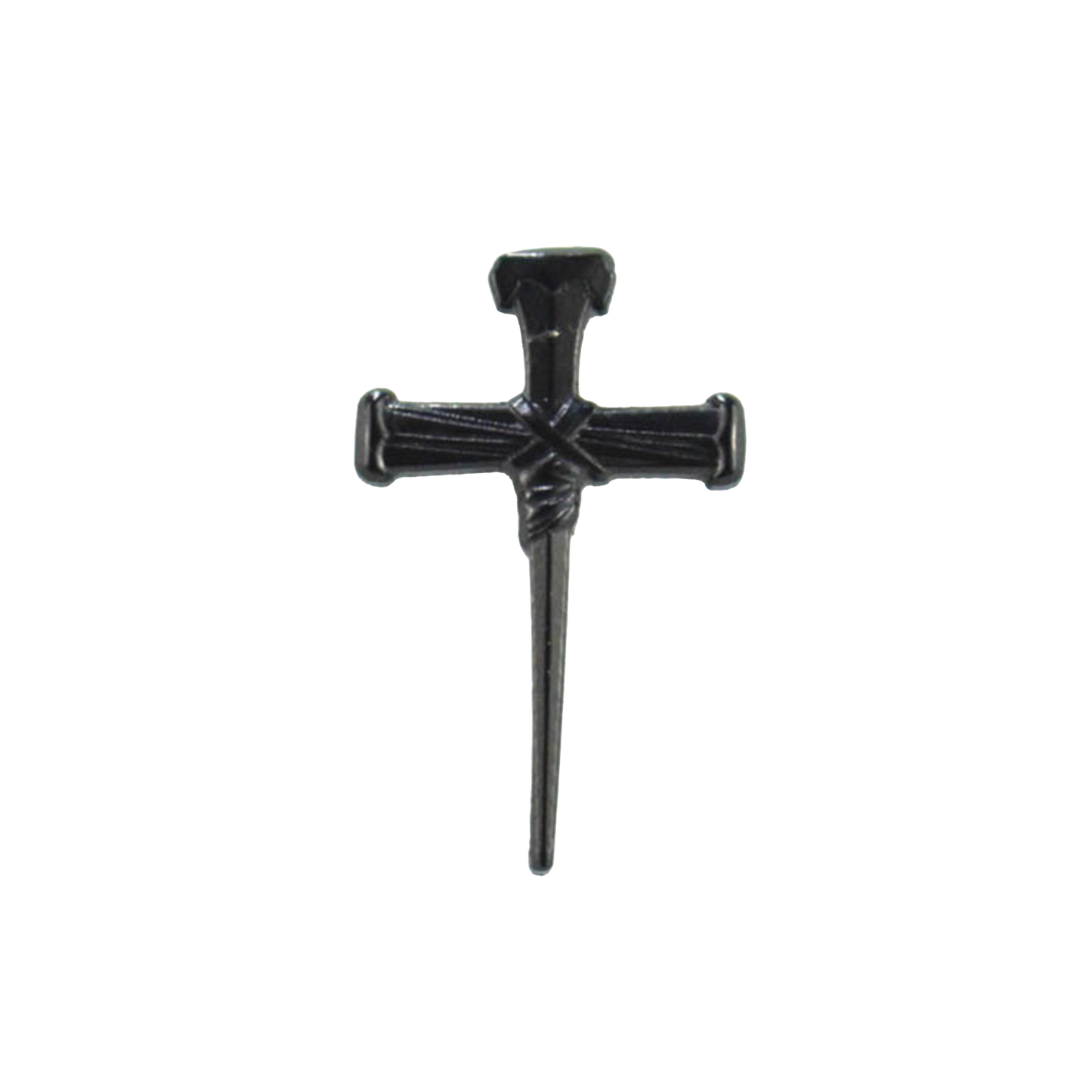 Liberty Brute 1" Magnetic Hat Pin: Black Detail Cross