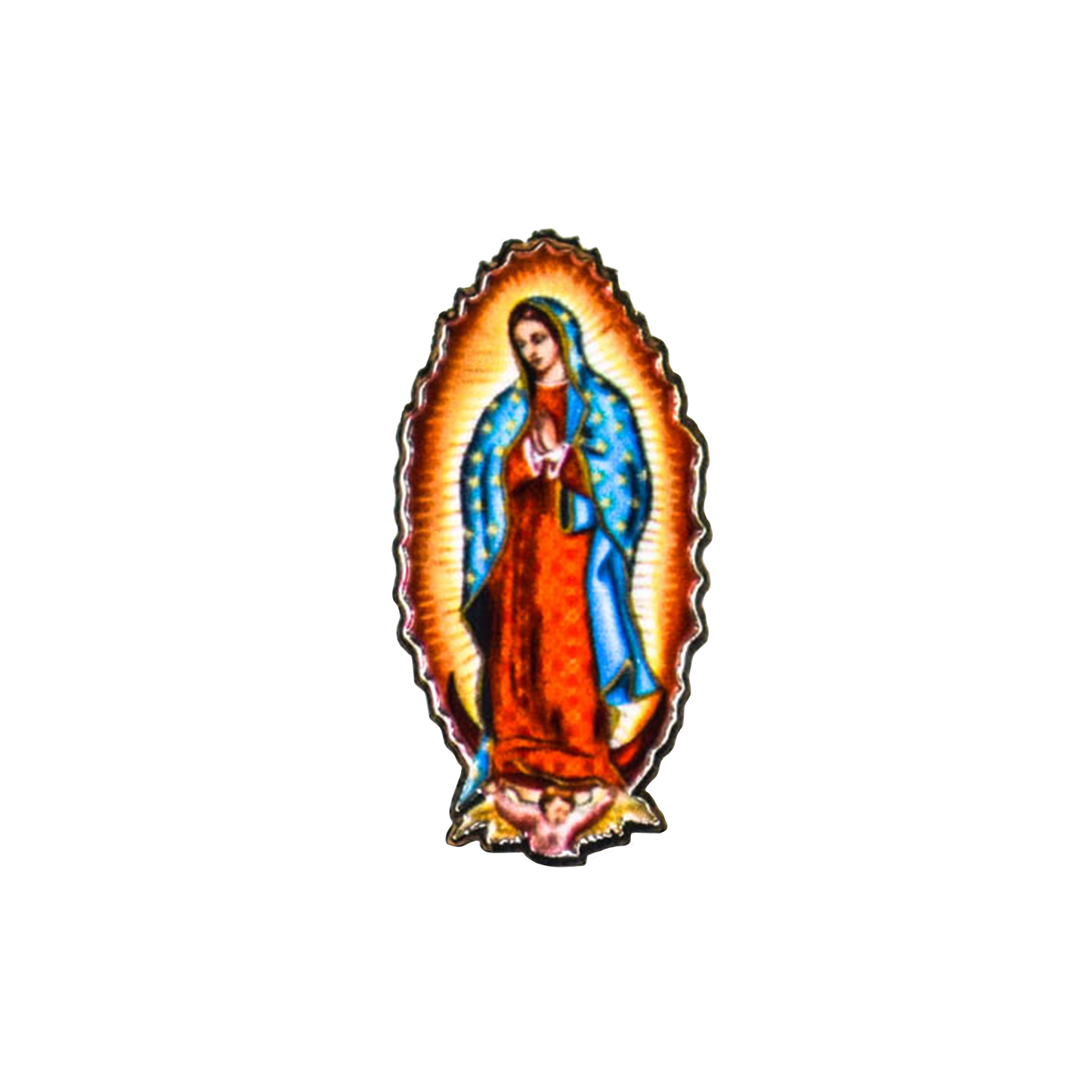 Liberty Brute 1" Magnetic Hat Pin: Virgin Mary