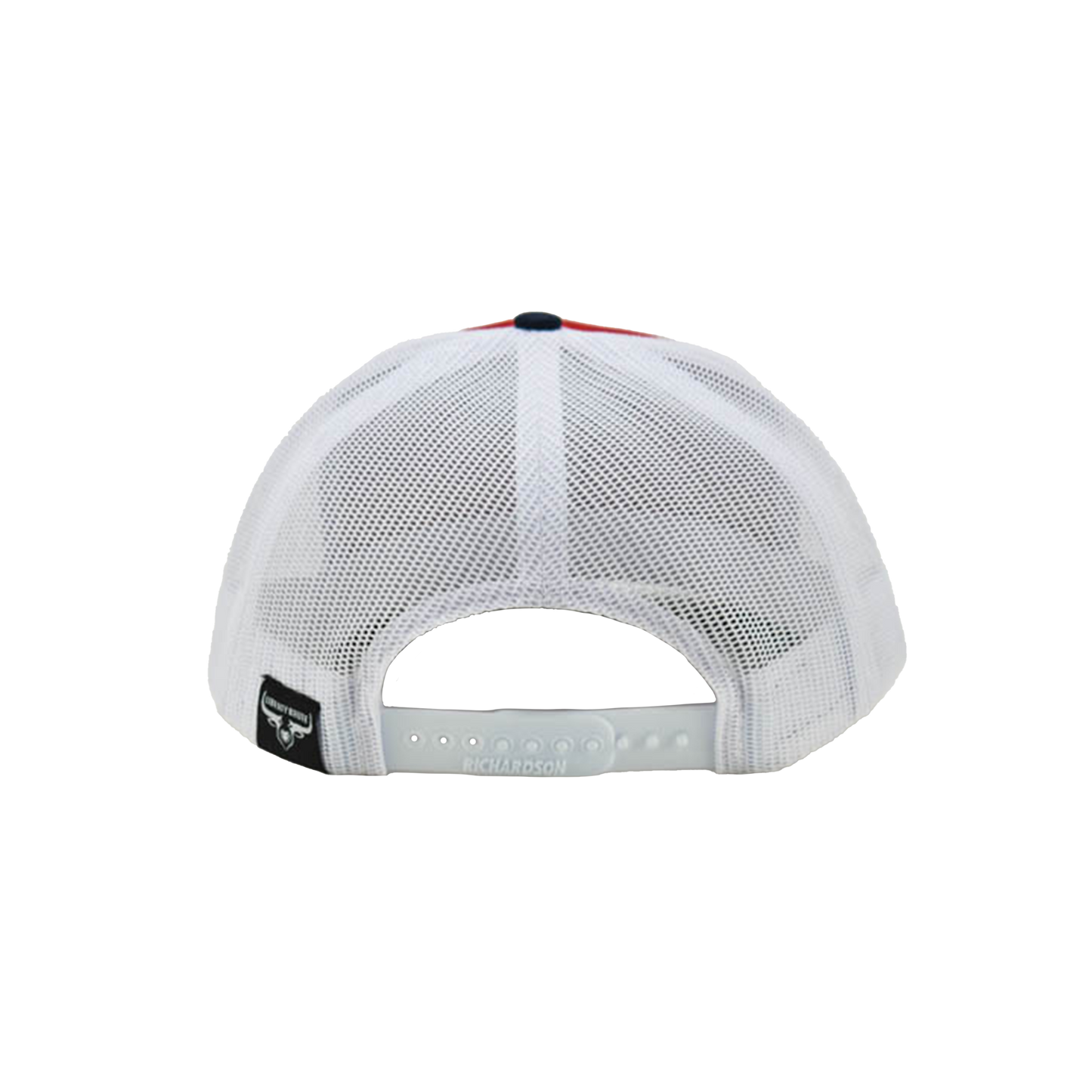 Liberty Brute: USA Bull Face Embroidery Patch, Trucker Structured Cap
