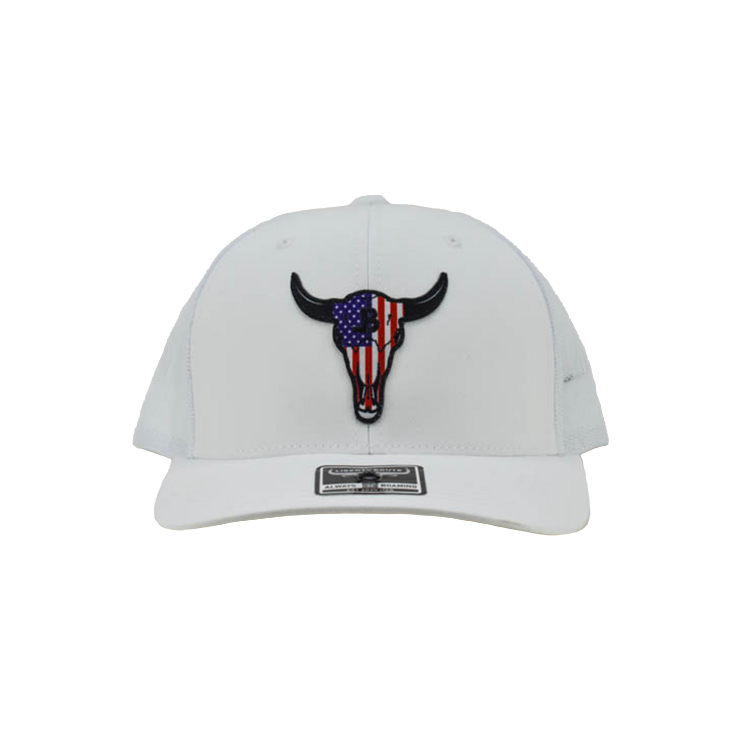 Liberty Brute: USA Bull Face Embroidery Patch