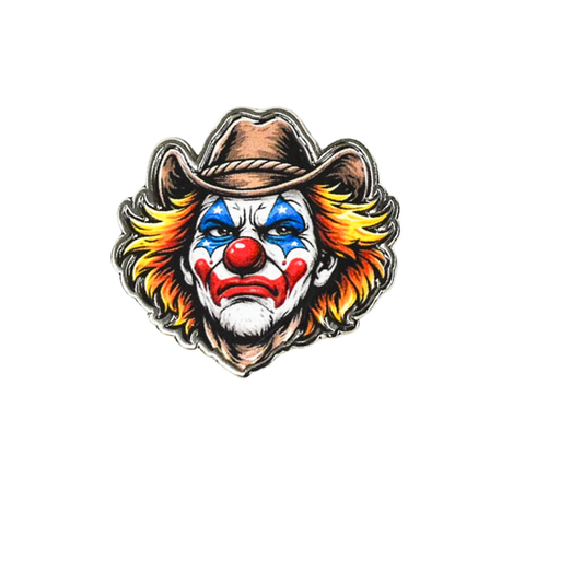 Liberty Brute: Bad Rodeo Clown Magnetic Hat Pin