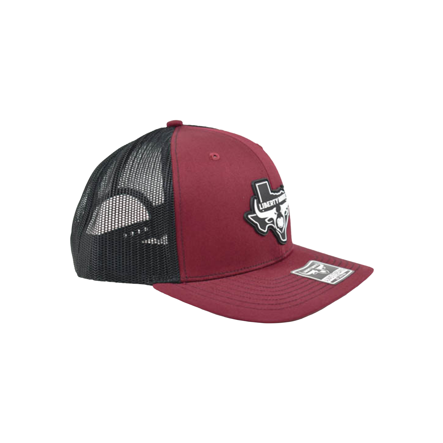 Liberty Brute: Liberty Brute Logo with Texas Map PVC Patch, 6-Panel Cap