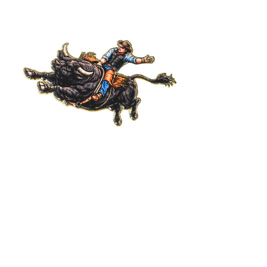 Liberty Brute: Bull Rider Magnetic Hat Pin