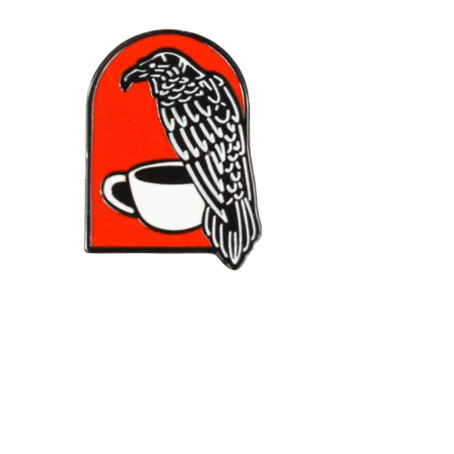 Liberty Brute: Black Crow Coffee Magnetic Hat Pin