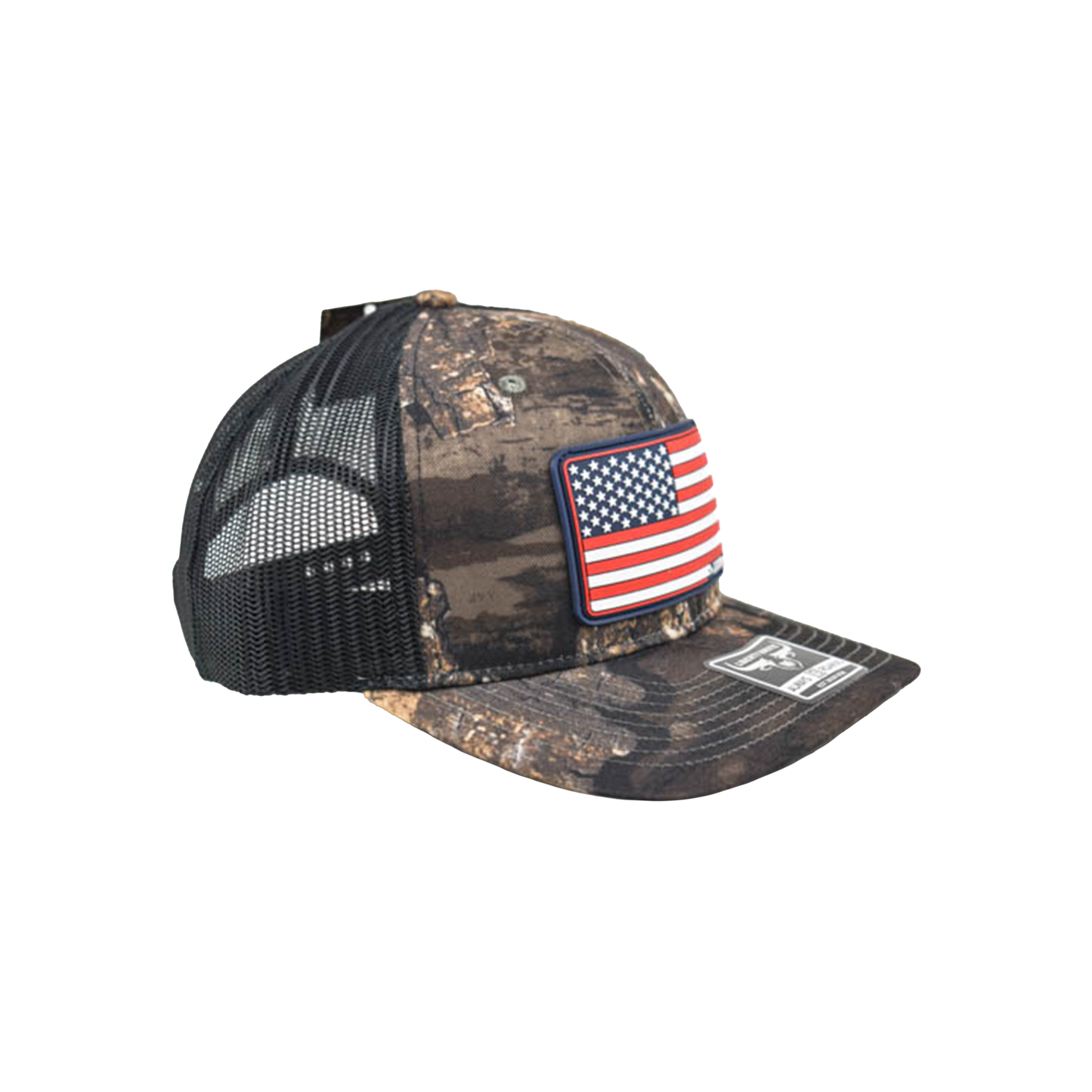 Liberty Brute: 1776 USA Flag PVC Patch, Classic Trucker Vibes Cap