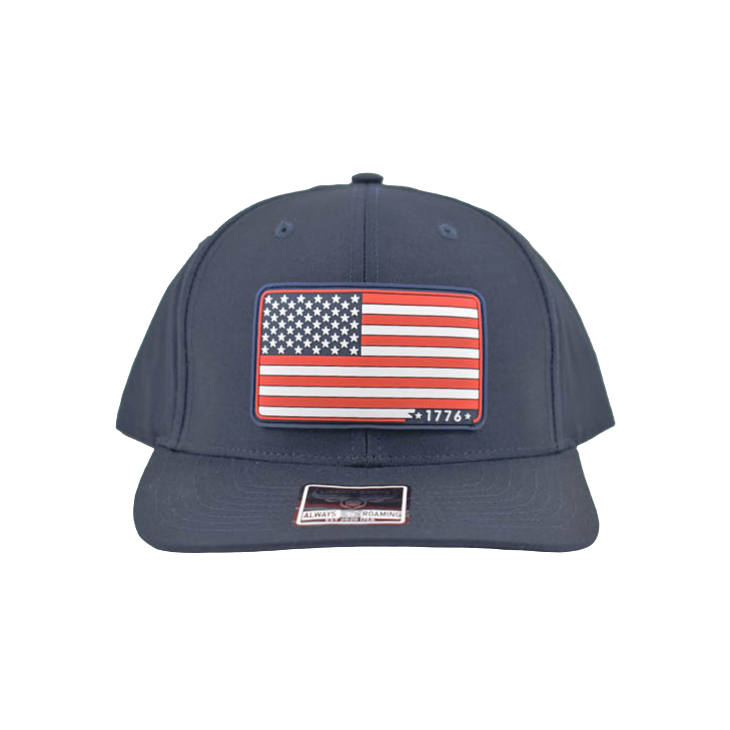 Liberty Brute: 1776 USA Flag PVC Patch, Iconic 112 Trucker Cap
