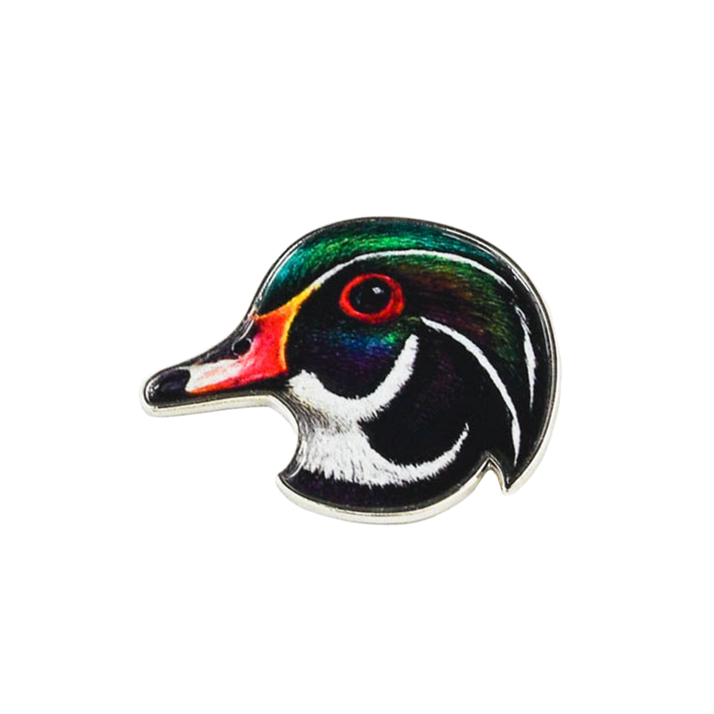 Liberty Brute: Wood Duck, Magnetic Hat Pin