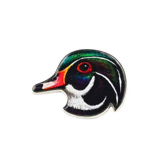 Liberty Brute: Wood Duck, Magnetic Hat Pin