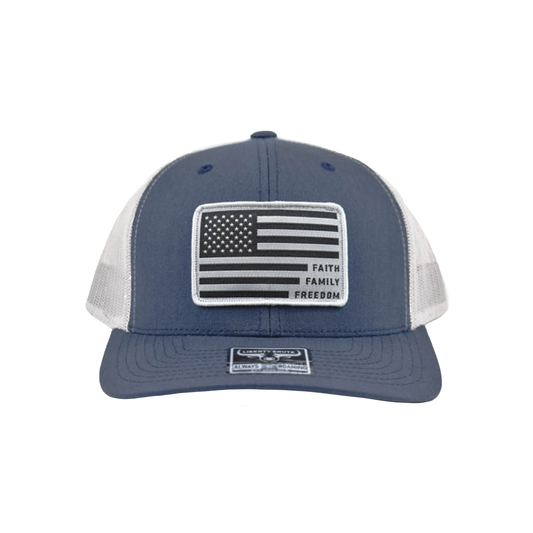 Liberty Brute: Faith Family Freedom USA Flag Patch, 6-Panel Cap