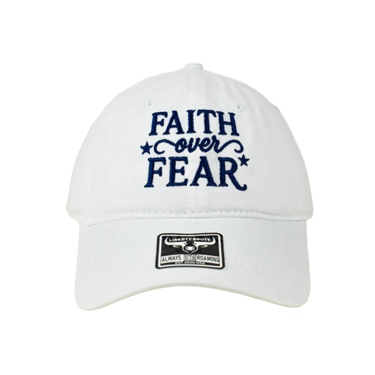 Liberty Brute: Faith over Fear Embroidery Cap 6 Panel Low Profile