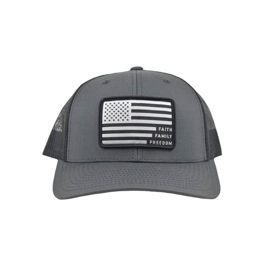 Liberty Brute: Faith Family Freedom USA Flag Patch, 6-Panel Cap