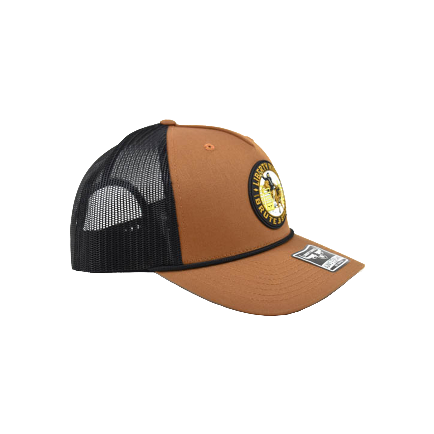 Liberty Brute: Liberty Brute Ride Strength Riding Strength Riding Skeleton PVC Patch 5-Panel Cap
