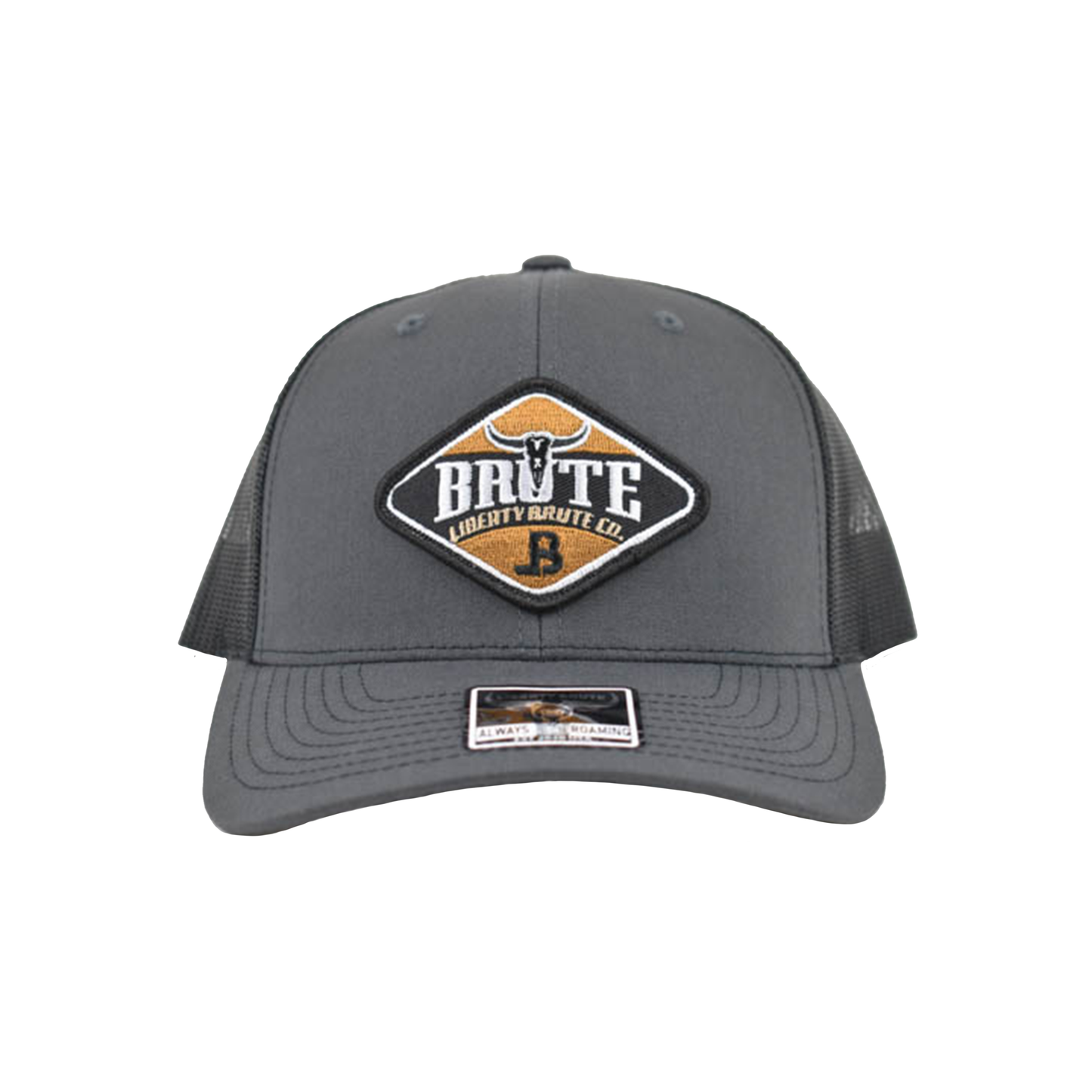 Liberty Brute: Liberty Brute Co LB Logo Bull Embroidery Patch, 6-Panels Cap