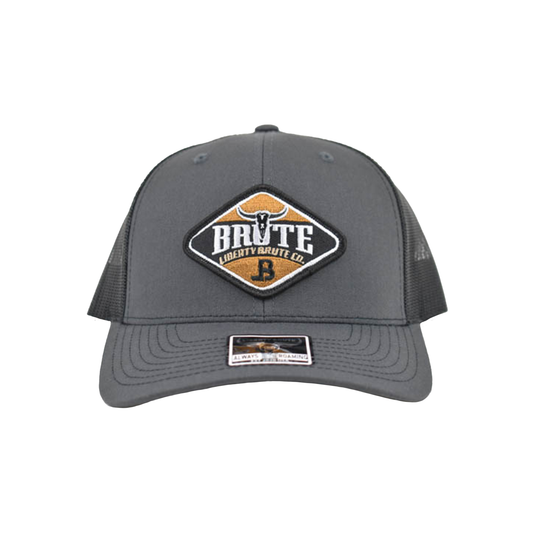 Liberty Brute: Liberty Brute Co LB Logo Bull Embroidery Patch, 6-Panels Cap