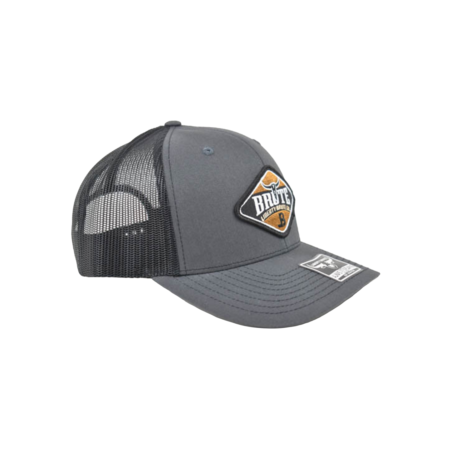 Liberty Brute: Liberty Brute Co LB Logo Bull Embroidery Patch, 6-Panels Cap