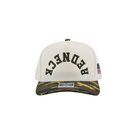 Liberty Brute: Red Neck Embroidery Cap, 5-Panel