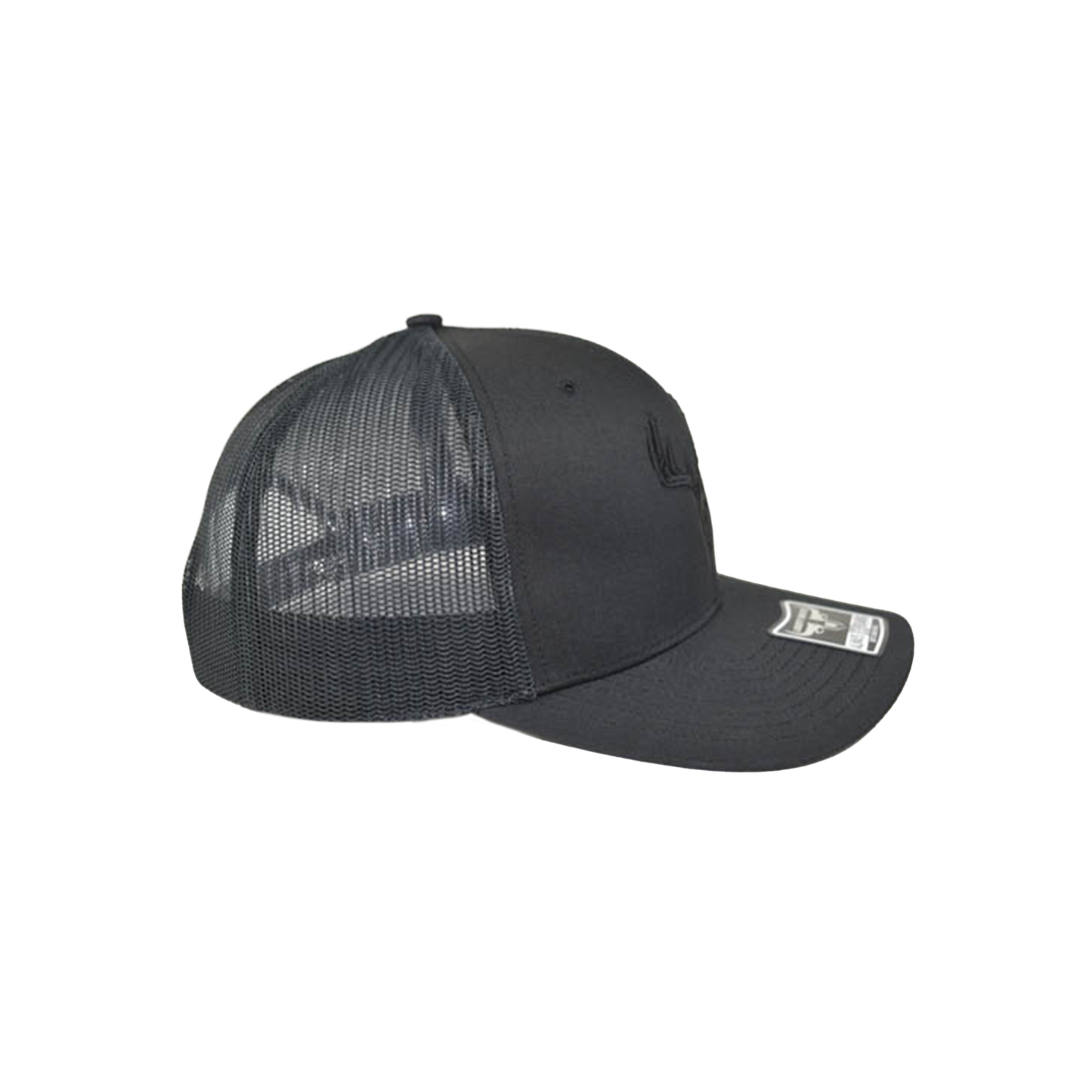 Liberty Brute: Deer Trophy Skull Embroidery Cap, 6 Panels Last Cut Mesh