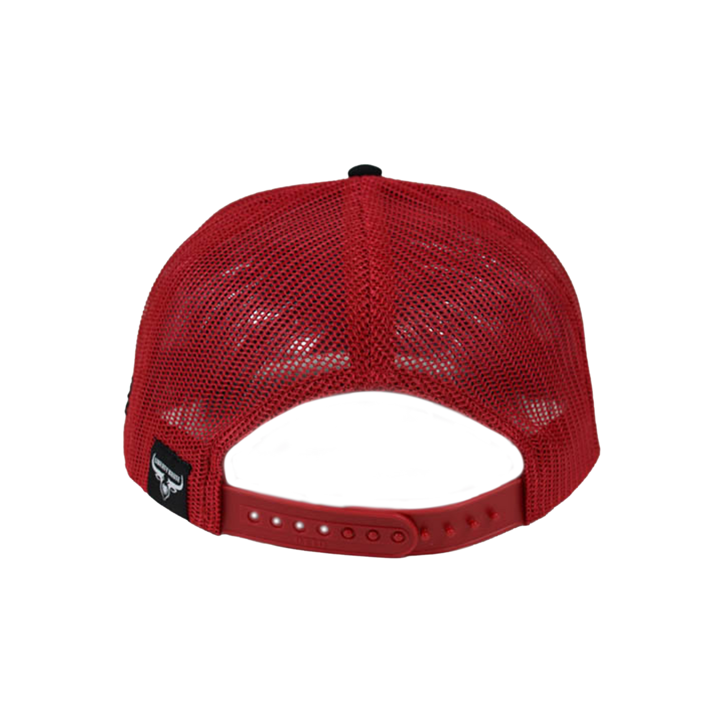 Liberty Brute: Liberty Brute in Mandarin 5 Panel Mid Profile Mesh Back
