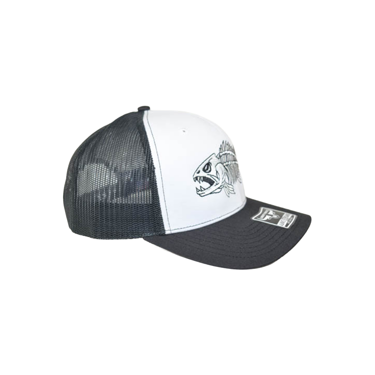 Liberty Brute: Skeleton Fish, 6 Panel, Laser Cut, Mesh Back