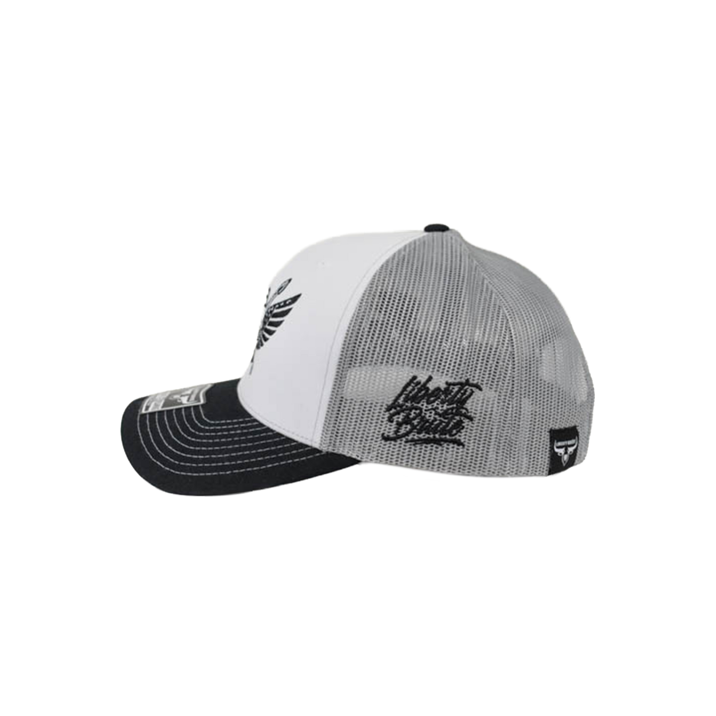 Liberty Brute: LB Patriotic Crest-Style Emblem Embroidery Cap, 6 Panels