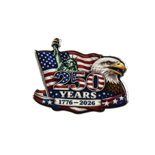 Liberty Brute: 250 Years Magnetic Hat Pin