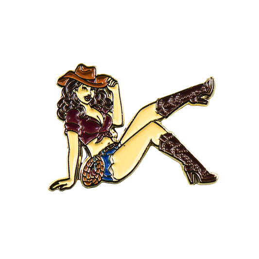 Liberty Brute: Cowgirl Magnetic Hat Pin