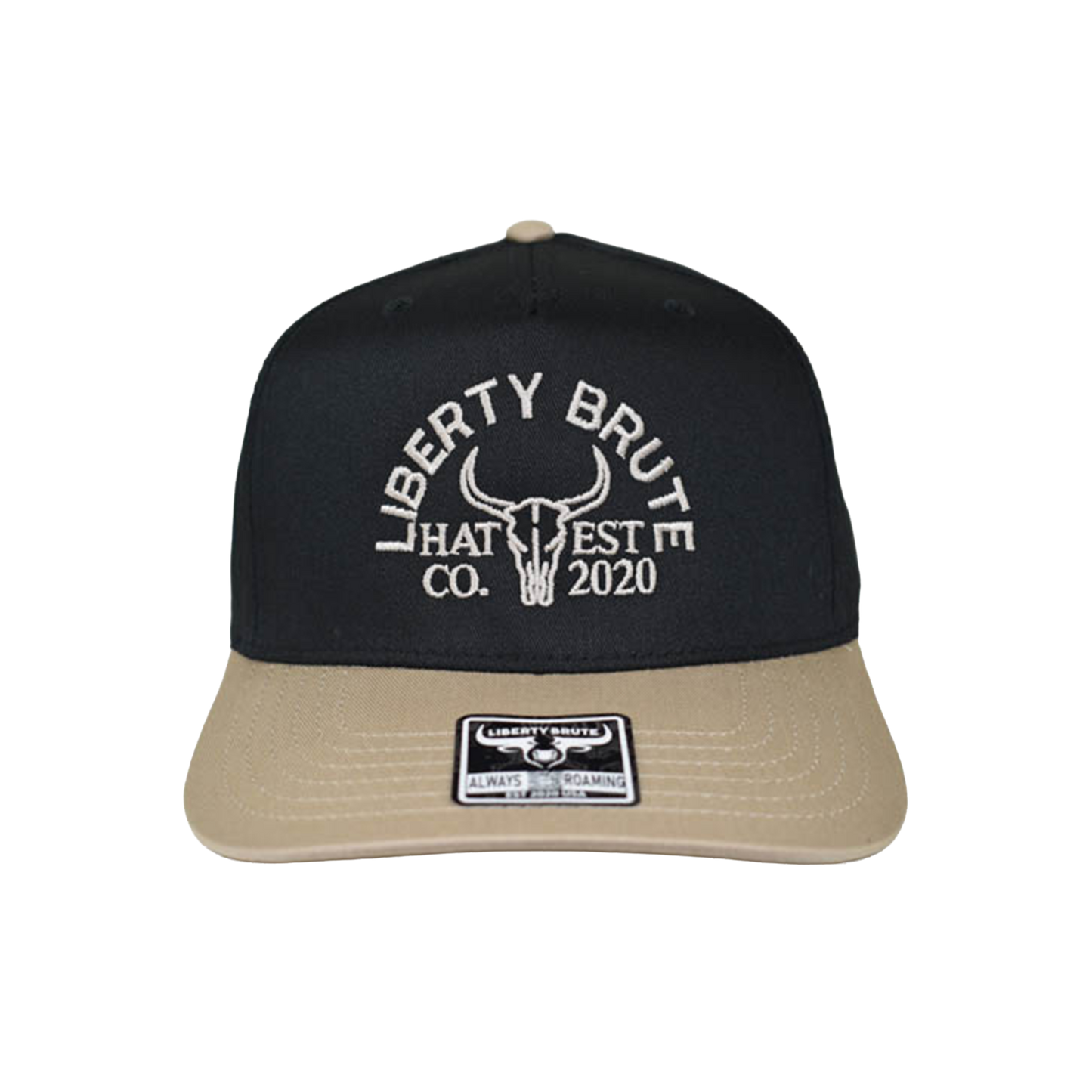 Liberty Brute: Liberty Brute Hat Est, 5 Panel Mid Profile Mesh Back Trucker Hat