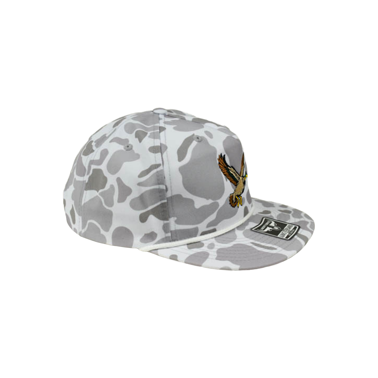 Liberty Brute: Flying Mallard Embroidery Cap, 5 Panel, Gramps Profile