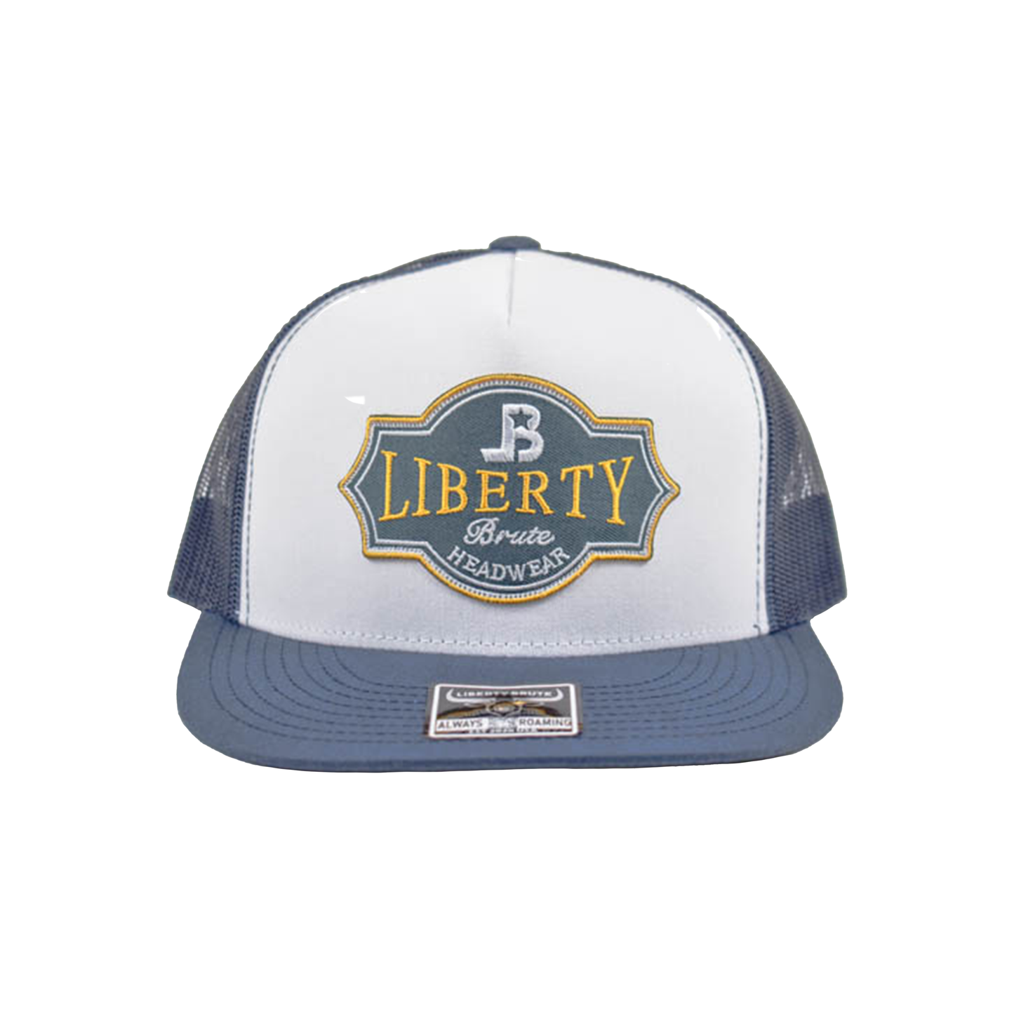 Liberty Brute: Liberty Brute Headwear Embroidery Patch, Trucker 6-Panel Cap