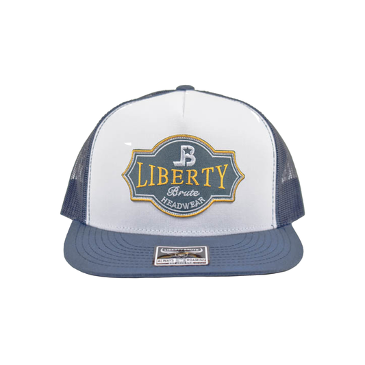 Liberty Brute: Liberty Brute Headwear Embroidery Patch, Trucker 6-Panel Cap