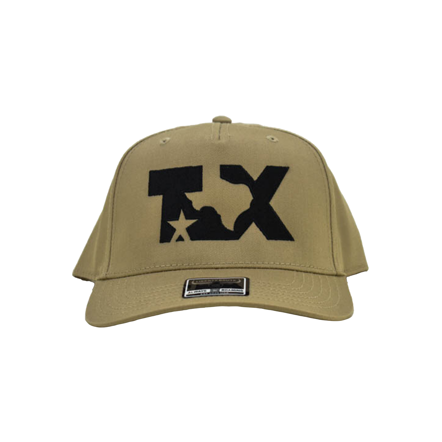 Liberty Brute: Texas Shape State Embroidery Mid Profile Baseball Cap