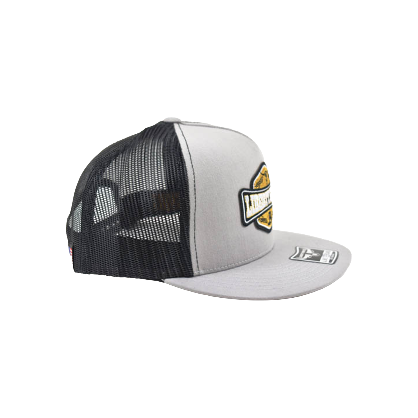 Liberty Brute: Liberty Brute Bull with LB Logo Embroidery Patch, Trucker 6-Panel Cap