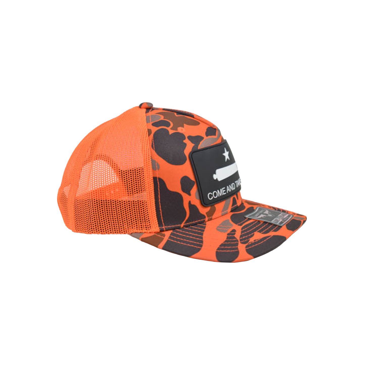 Liberty Brute: Come and Take it PVC Patch, Green Camo Structured, 5-Panel Cap