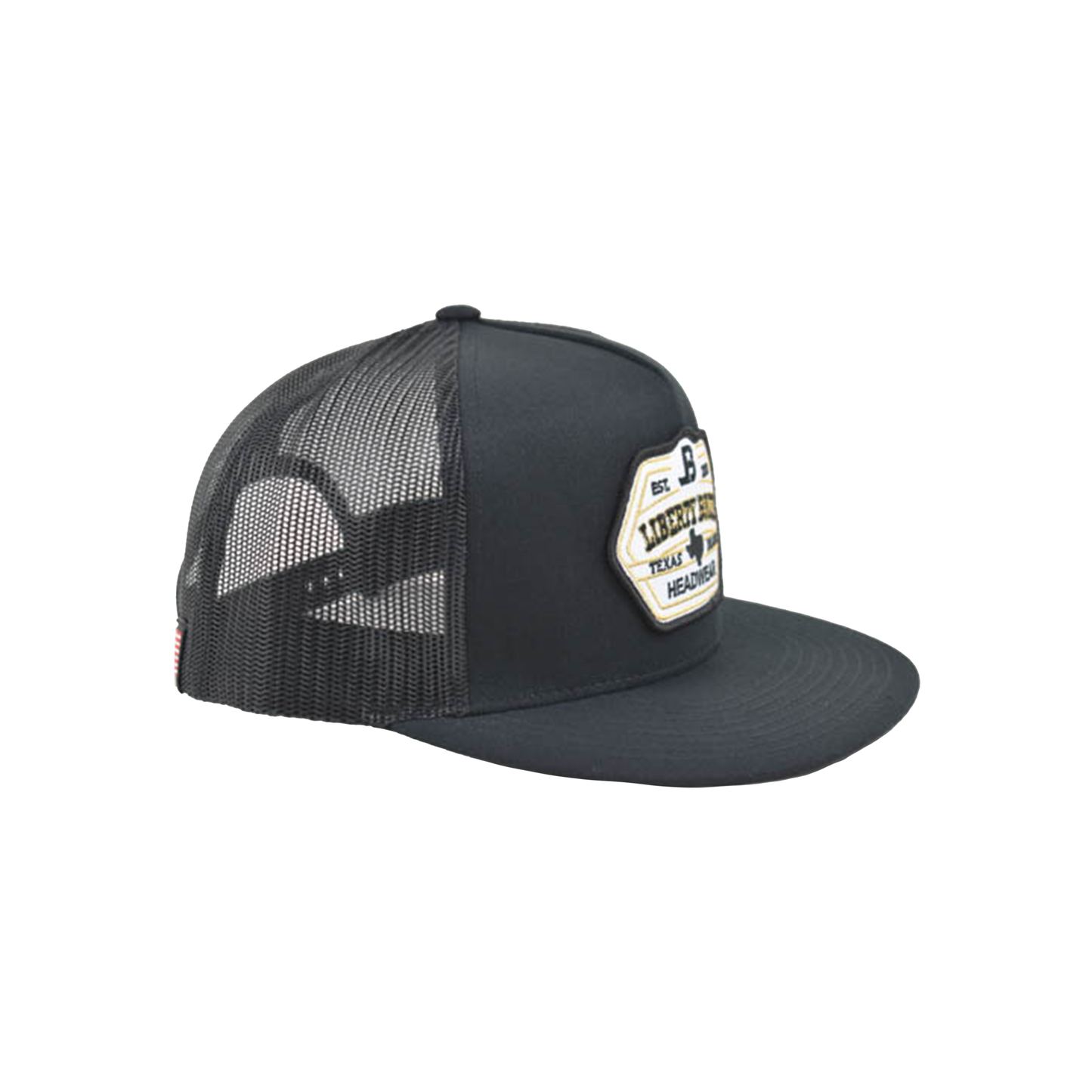 Liberty Brute: Liberty Brute Est 2020 Texas Brand Headwear Embroidery Patch Trucker 6-Panel Cap