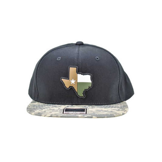 Liberty Brute: Texas Shape PVC Patch, Structured Camo