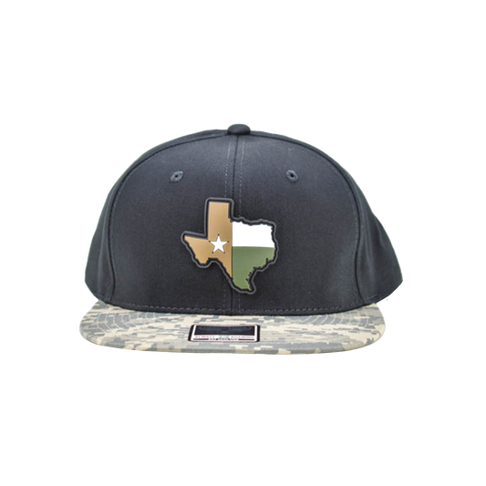 Liberty Brute: Texas Shape PVC Patch, Structured Camo
