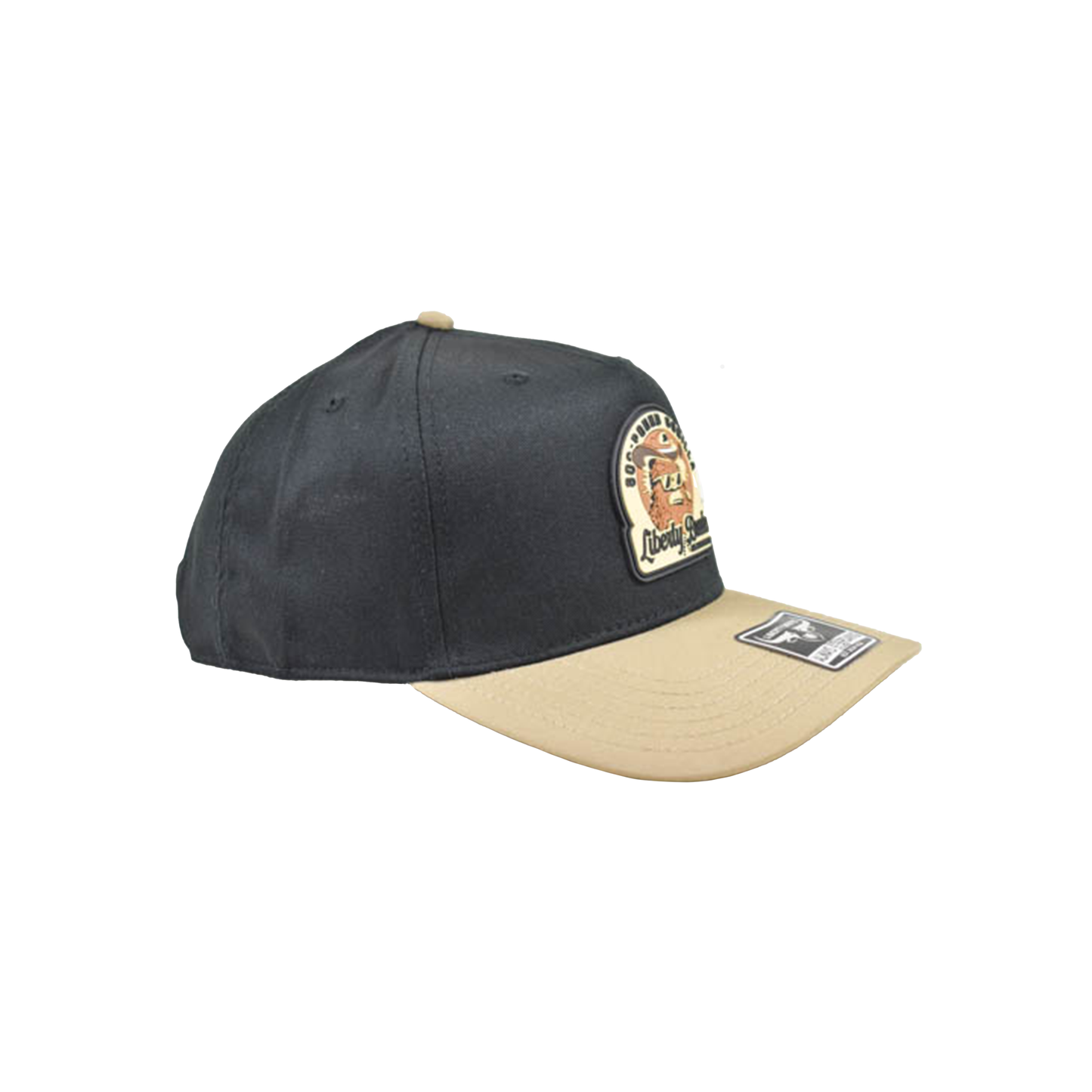 Liberty Brute: 800 Pound Gorilla Liberty Brute Headwear PVC Patch, 5 Panel Cap