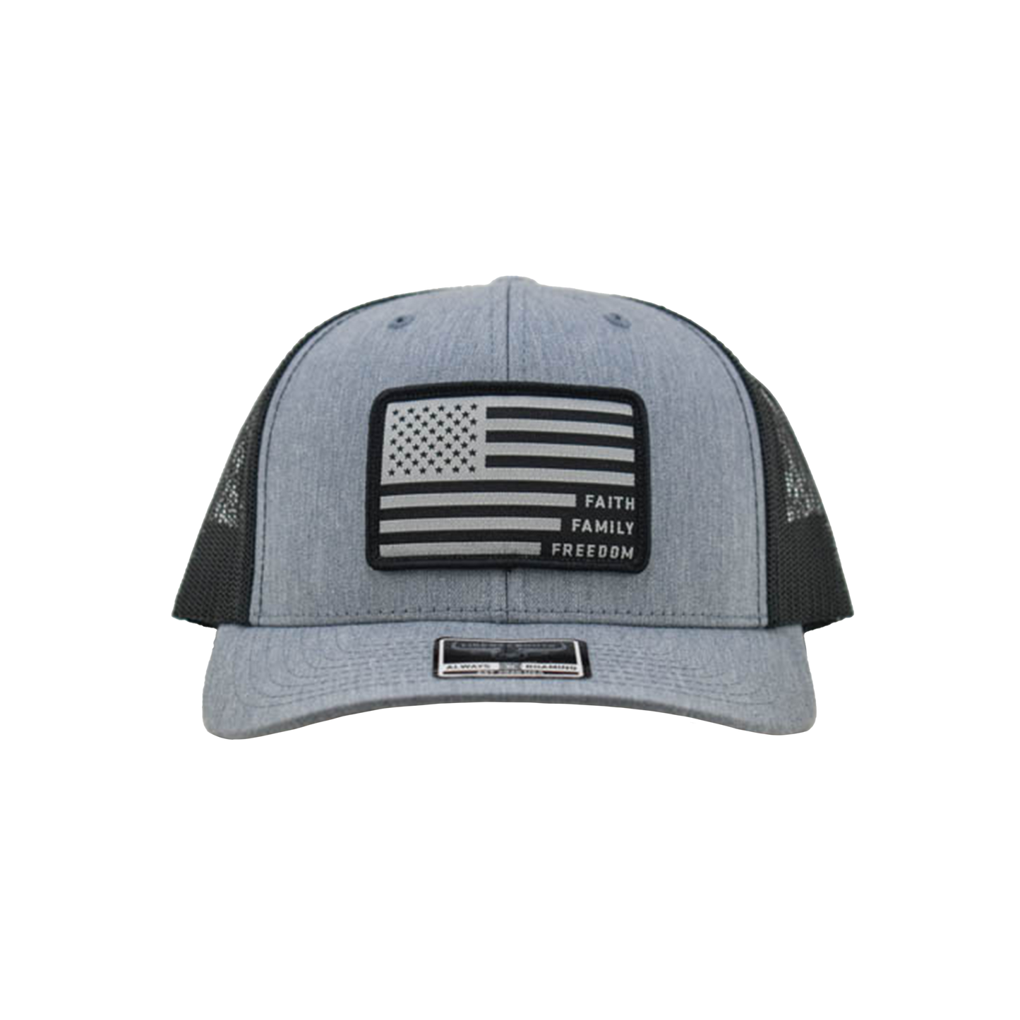 Liberty Brute: Faith Family Freedom USA Flag Trucker Cap
