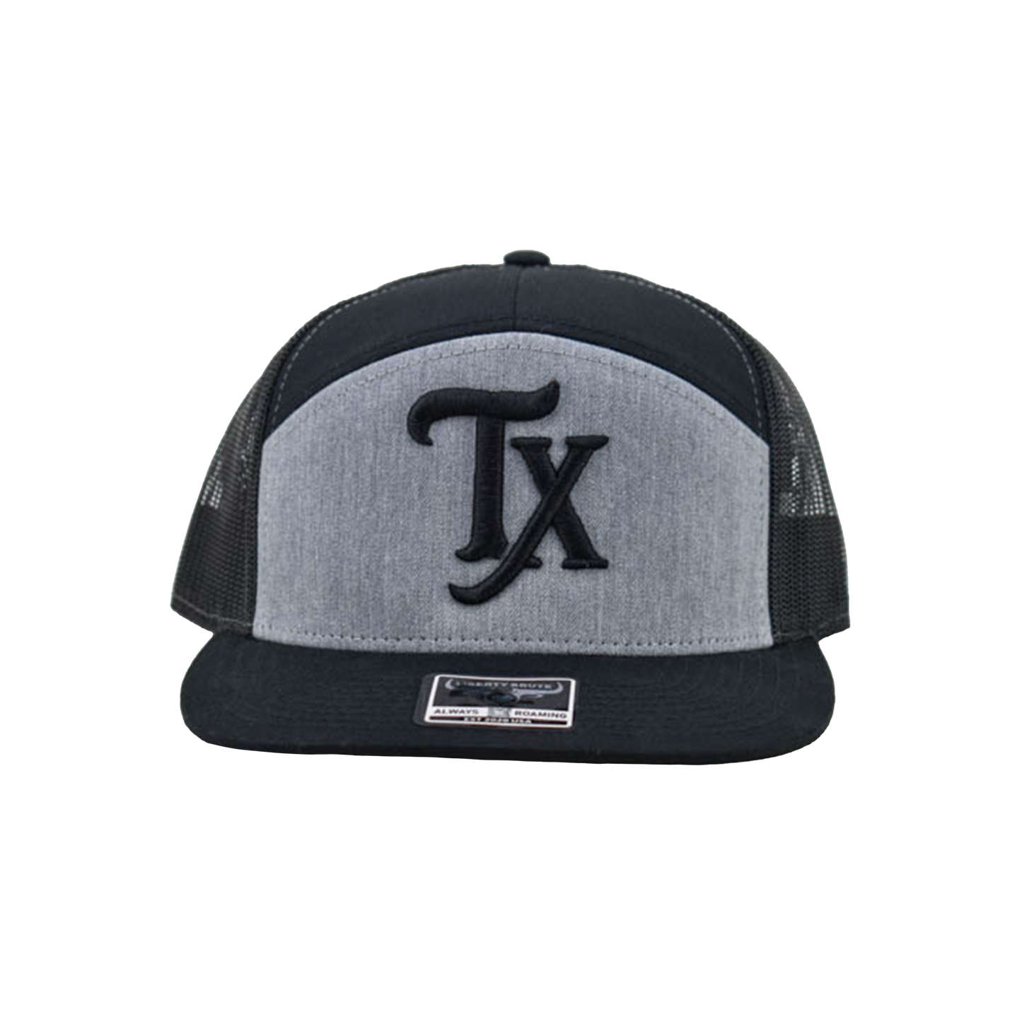 Liberty Brute: TX Embroidery, Flat Bill, 7 Panel