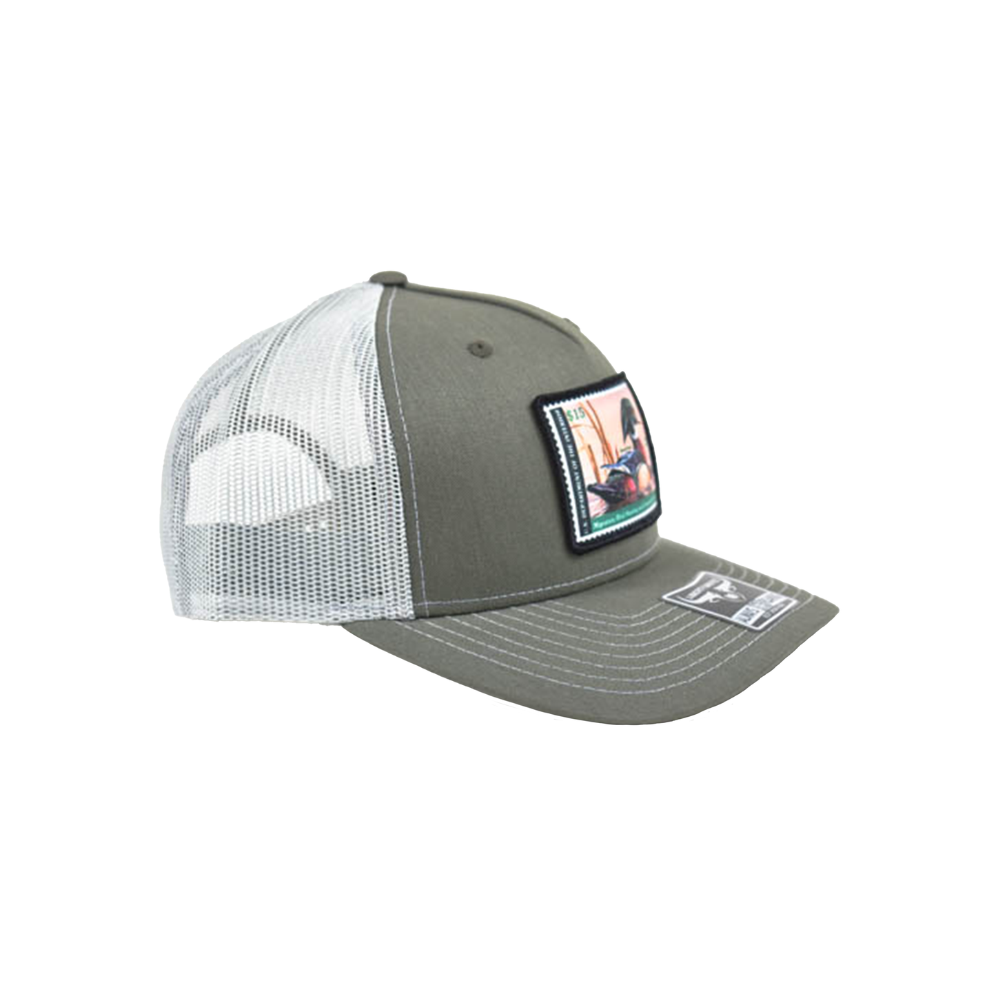 Liberty Brute: Wood Duck Migratory Bird Hunting and Conservation Stamp Patch Structured, 5-Panel Cap