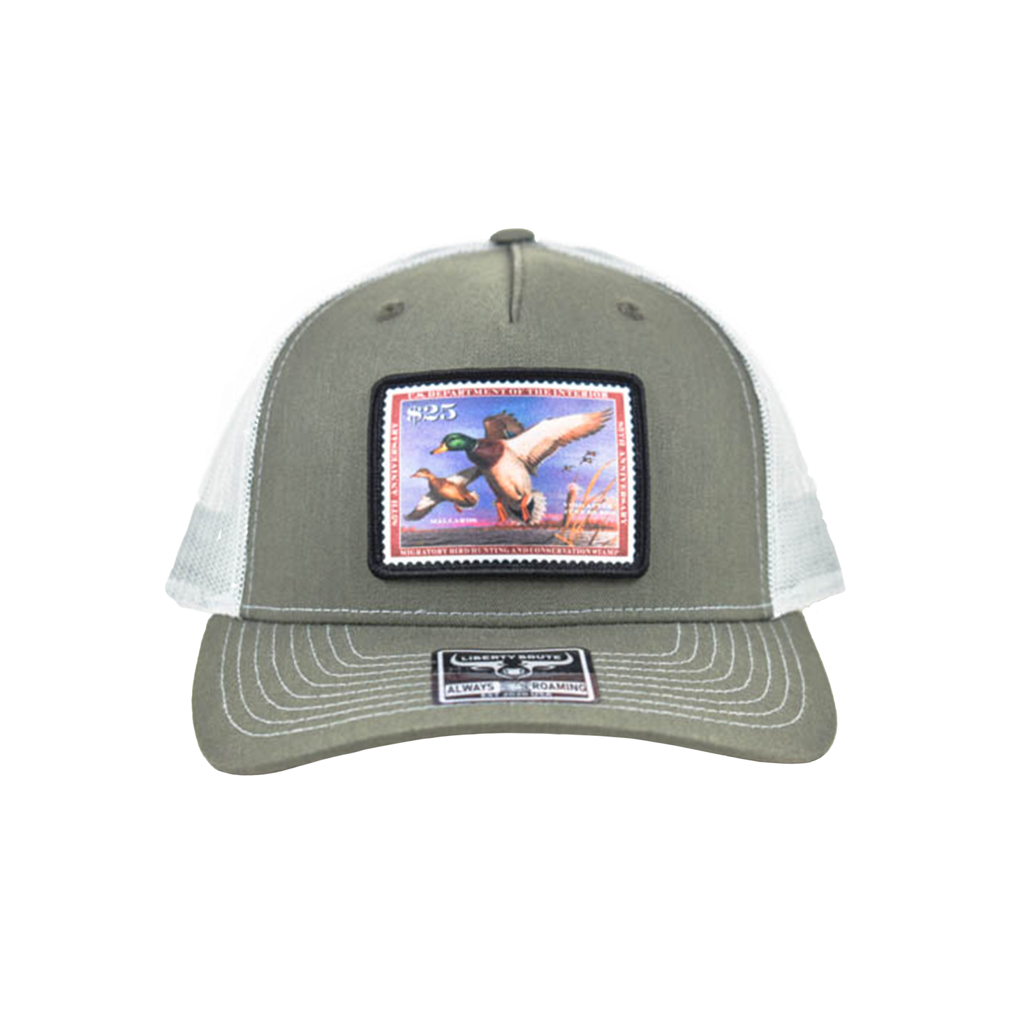 Liberty Brute: Mallards Migratory Bird Hunting and Conservation Stamp Patch, 5-Panel Cap