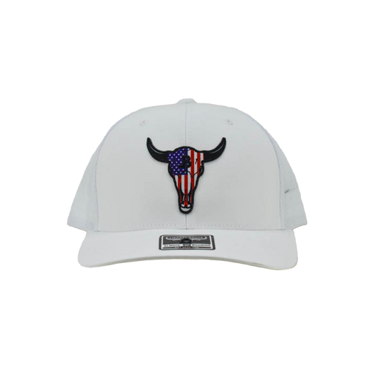 Liberty Brute: USA Bull Face Embroidery Patch