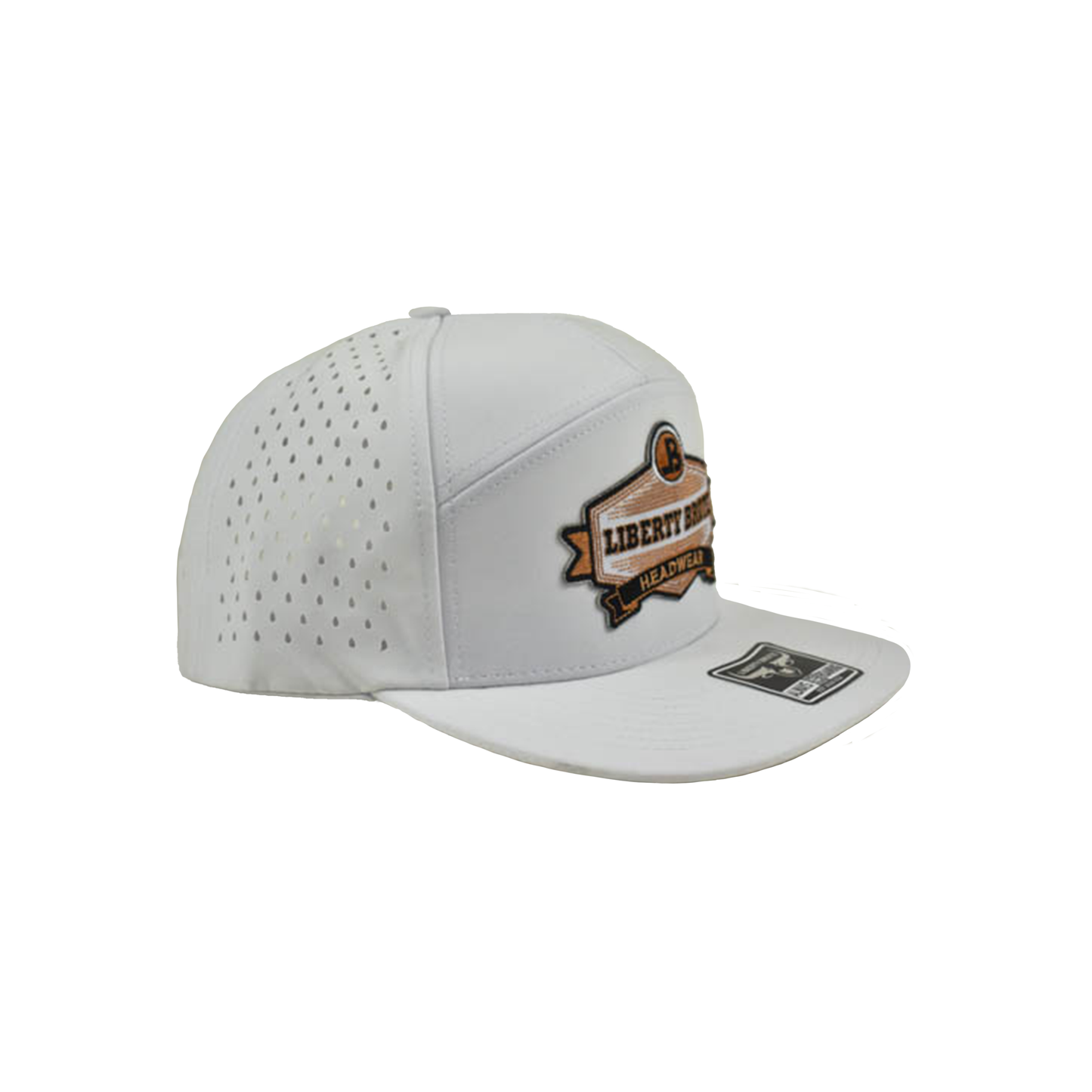 Liberty Brute: Liberty Brute Headwear with LB Logo Embroidery Patch, 7-Panels Cap