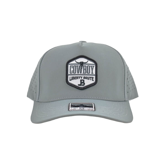 Liberty Brute: Liberty Brute Bull with LB Logo Embroidery Patch, 5-Panels Cap