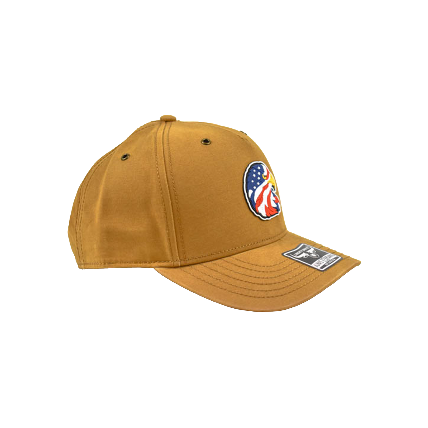 Liberty Brute: American Eagle PVC Patch, Double Row Stitching Cap
