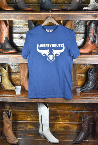 Liberty Brute Navy Bull Face T-Shirt