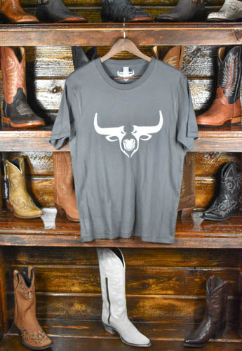 Liberty Brute Dark Grey Bull Face T-Shirts