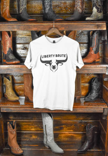 Liberty Brute Lite Silver Bull Face T-Shirt