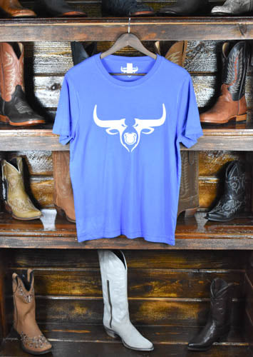 Liberty Brute Royal Blue Bull Face T-Shirt