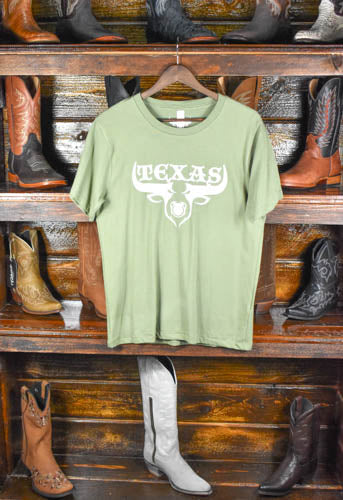 Liberty Brute Olive Green Bull Face T-Shirt